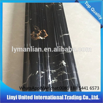 Fire-proof Interior decoration pvc artificial marble lines